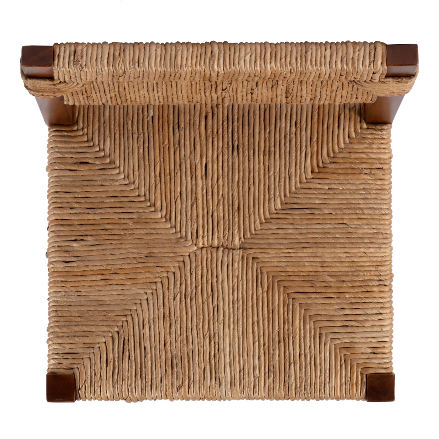 Butler Specialty Company Valencia 25 in. Seat Height Woven Counter Stool with Back, Dark Brown
