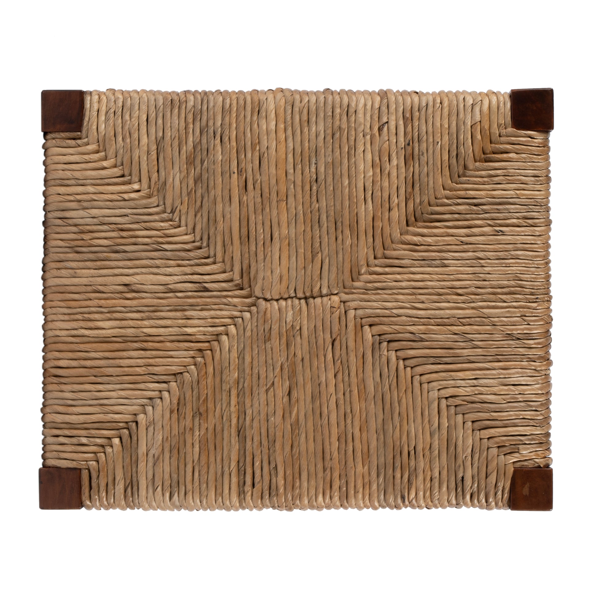 Butler Specialty Company Valencia 24.5 in. Seat Height Woven Backless Counter Stool, Dark Brown