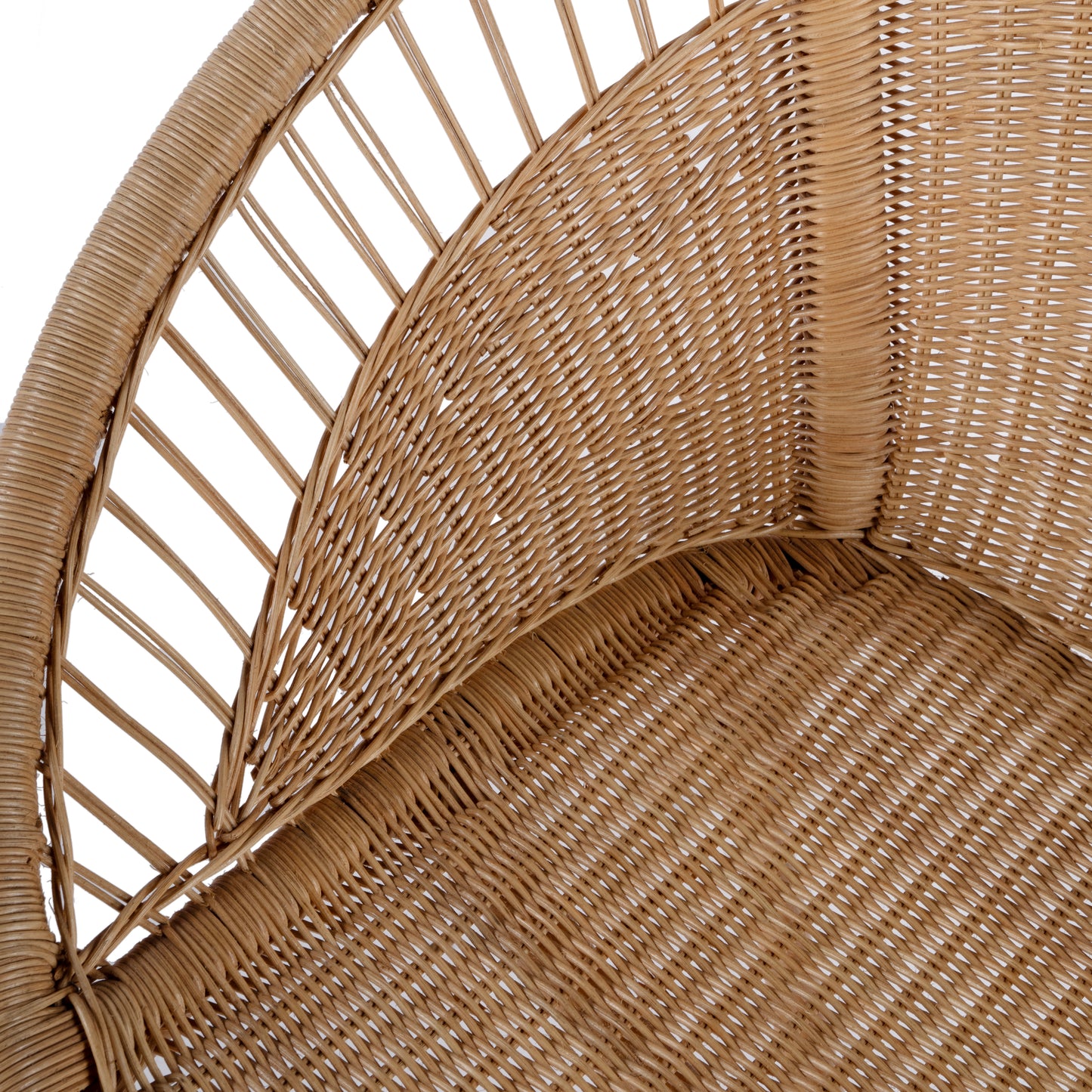Butler Specialty Company Savannah Woven Rattan Accent Chair, Natural