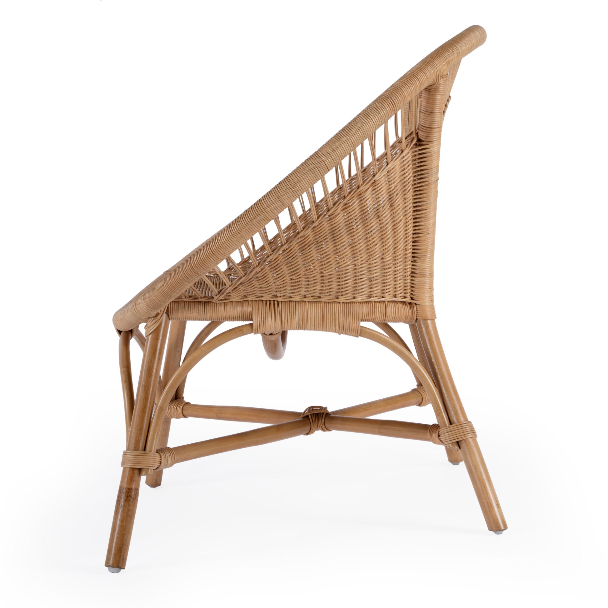 Butler Specialty Company Savannah Woven Rattan Accent Chair, Natural