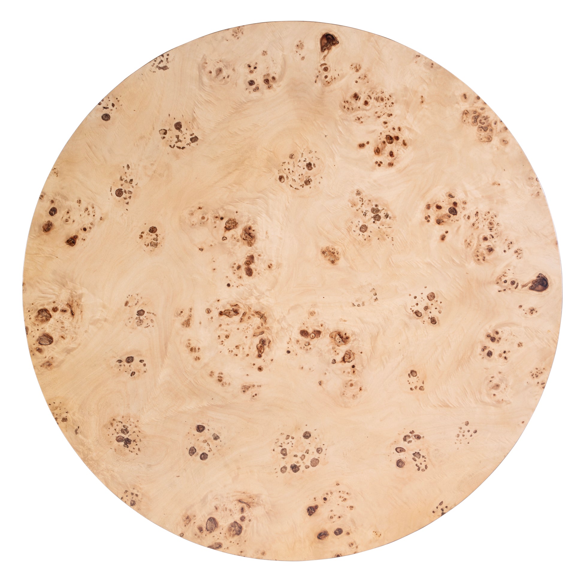 Butler Specialty Company Billie 46 in. W Round Burl Wood Coffee Table, Brown