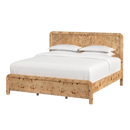 Butler Specialty Company Cora King Burl Panel Bed, Brown
