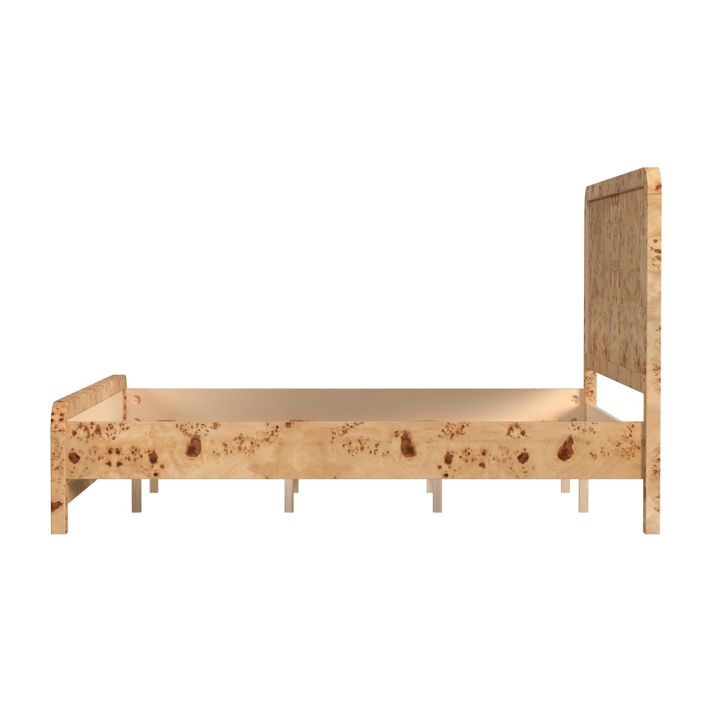 Butler Specialty Company Cora King Burl Panel Bed, Brown