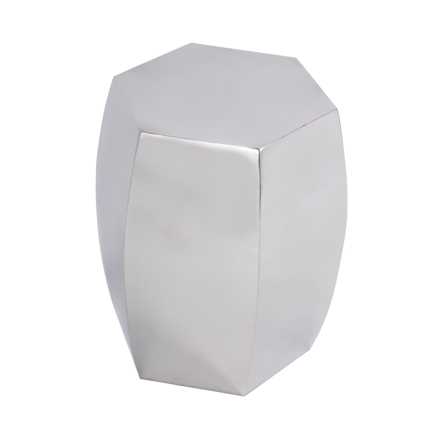 Butler Specialty Company Carter 15.75 in. W Metal Modern Side Table, Silver