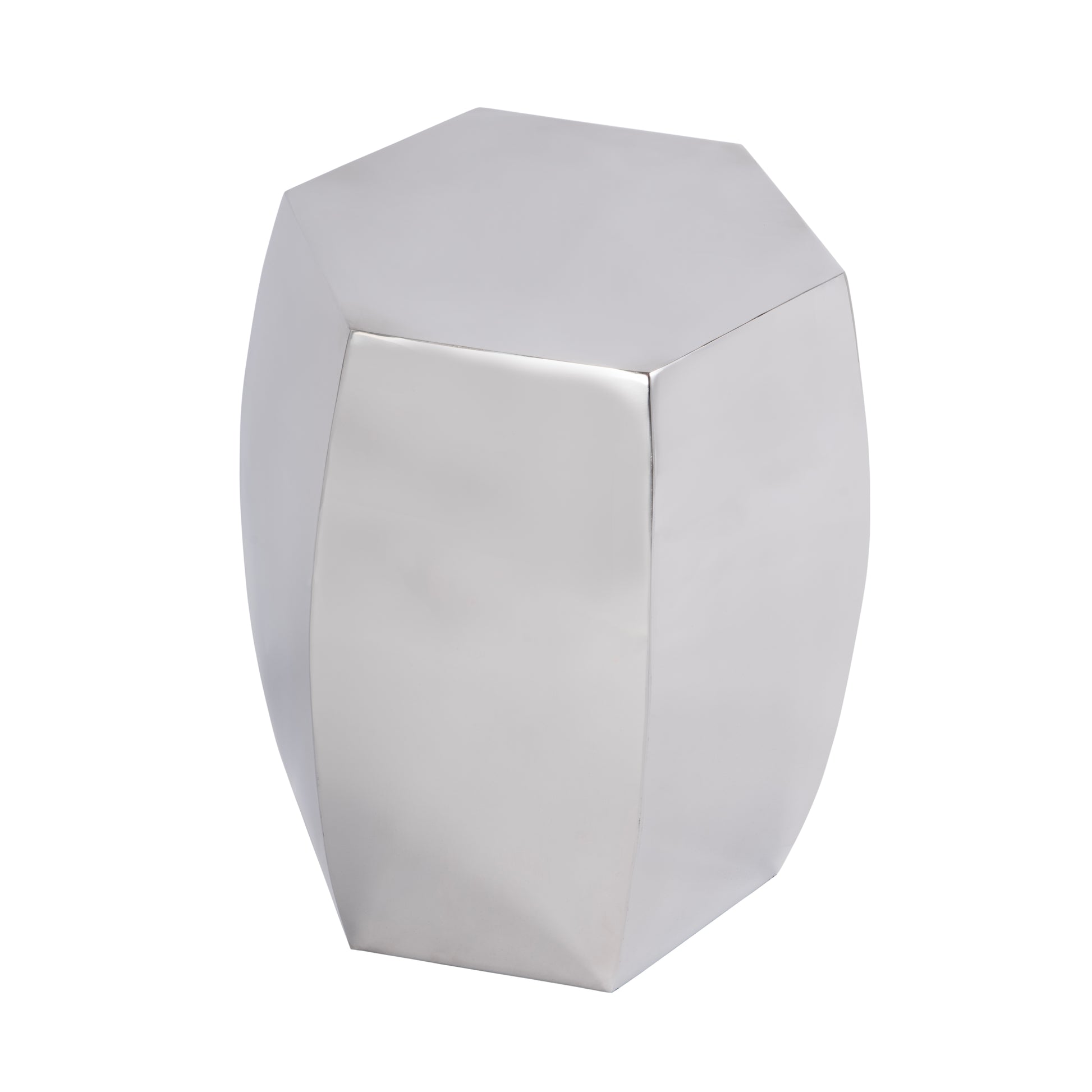 Butler Specialty Company Carter 15.75 in. W Metal Modern Side Table, Silver