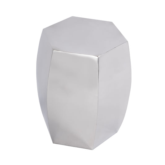 Butler Specialty Company Carter 15.75 in. W Metal Modern Side Table, Silver