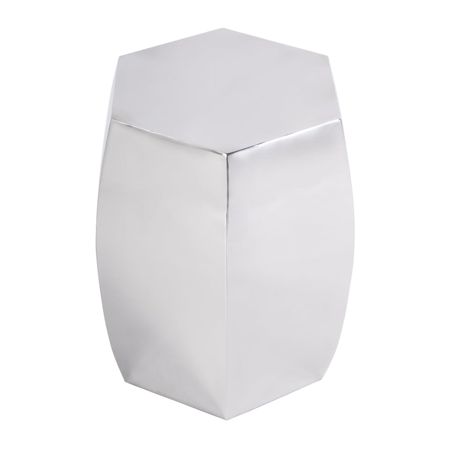 Butler Specialty Company Carter 15.75 in. W Metal Modern Side Table, Silver