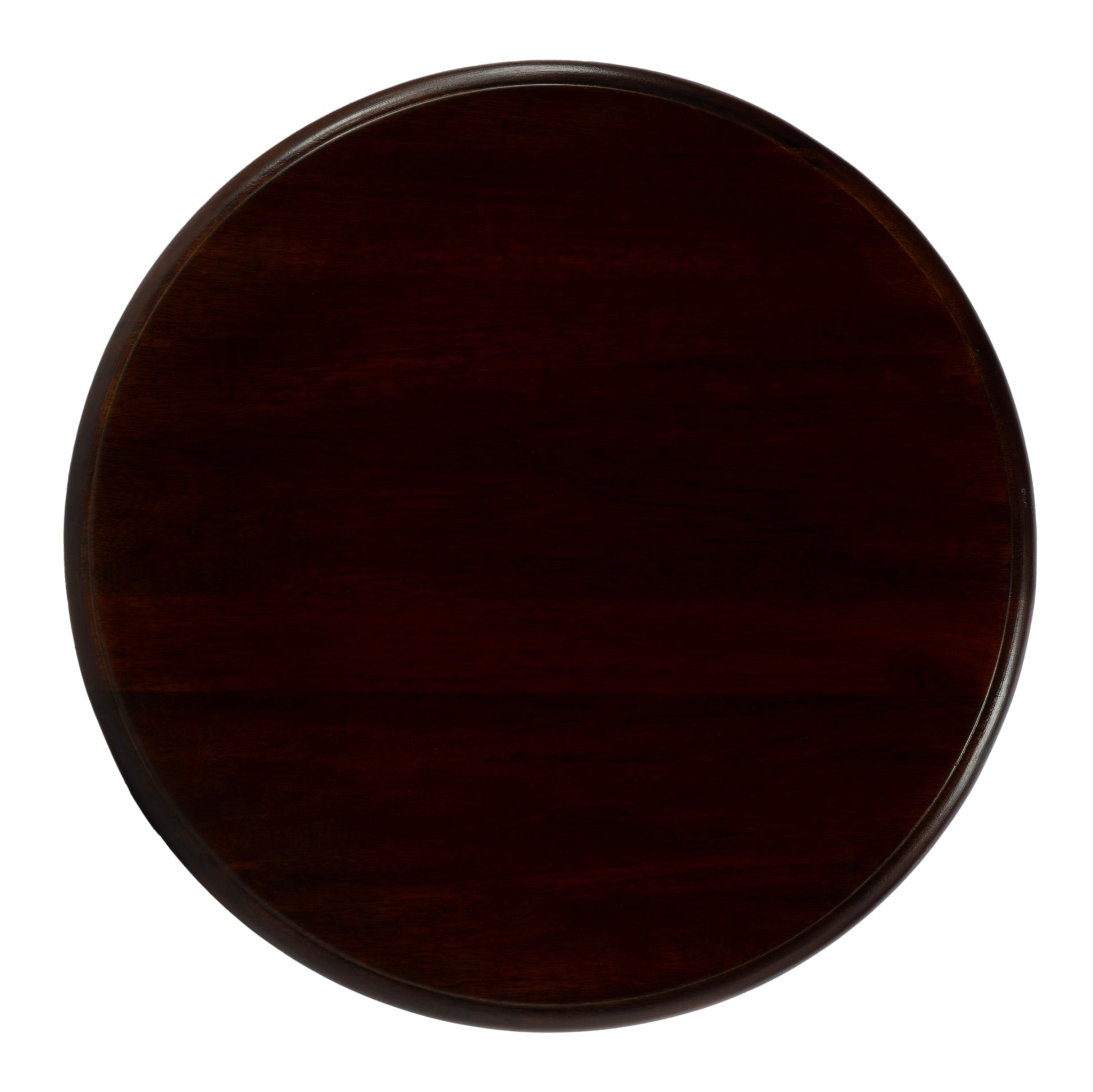 Butler Specialty Company Tia 18 in. W Round Wood Pedestal Side Table, Brown
