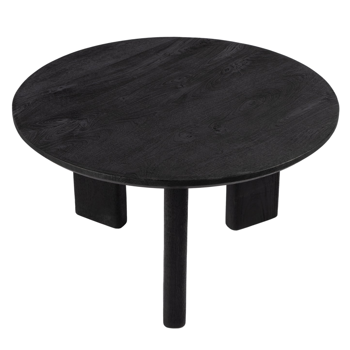 Butler Specialty Company Jenni 30 in. W Round Wood Coffee Table, Black