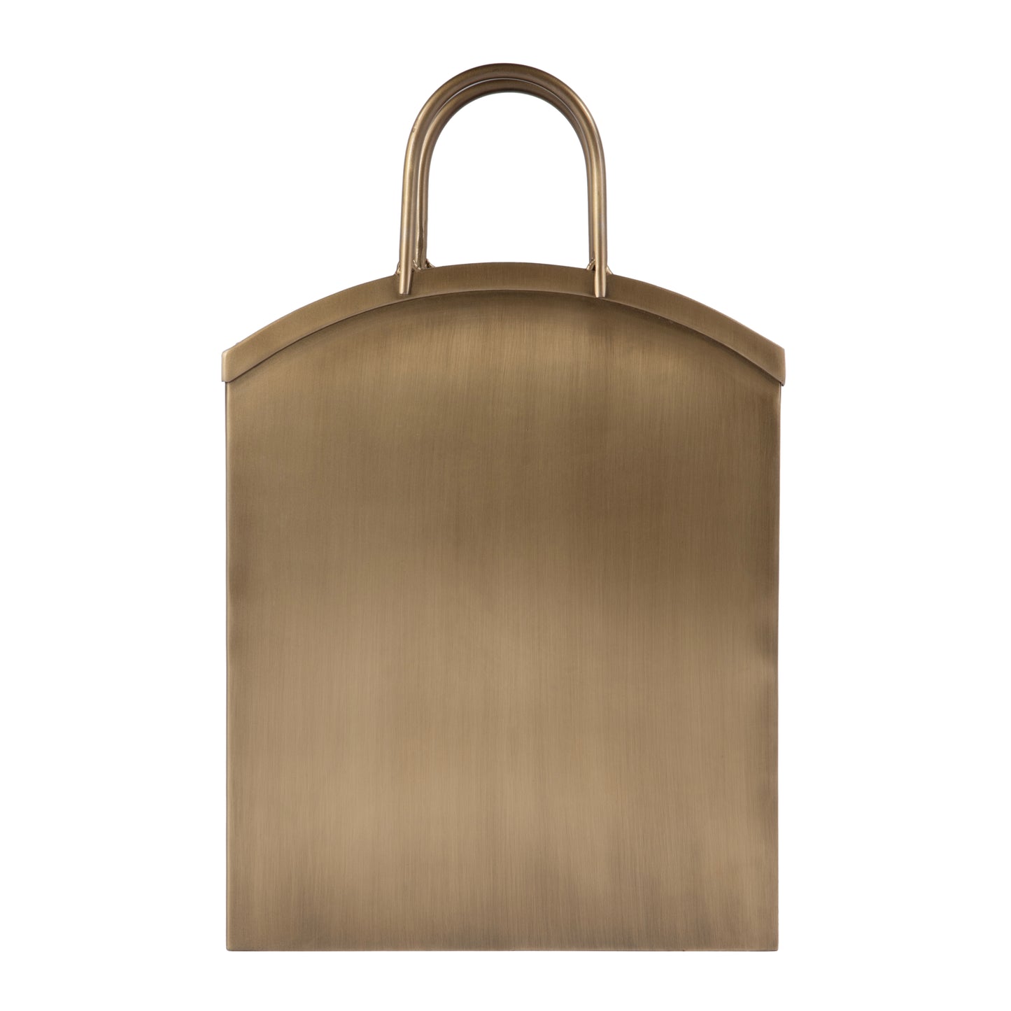 Butler Specialty Company Gia 12 in. W Rectangular Metal Magazine Basket, Antique Gold