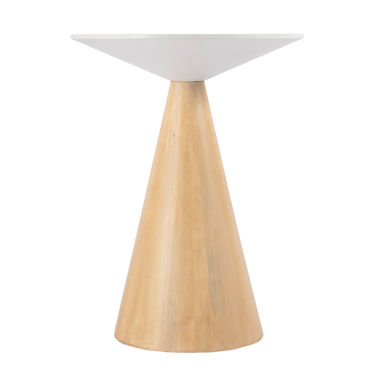 Butler Specialty Company Via 20 in. W Round Solid Wood Side Table, Natural