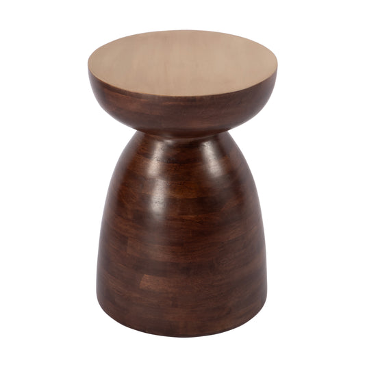 Butler Specialty Company Hayes 13 in. W Round Solid Wood Side Table, Brown