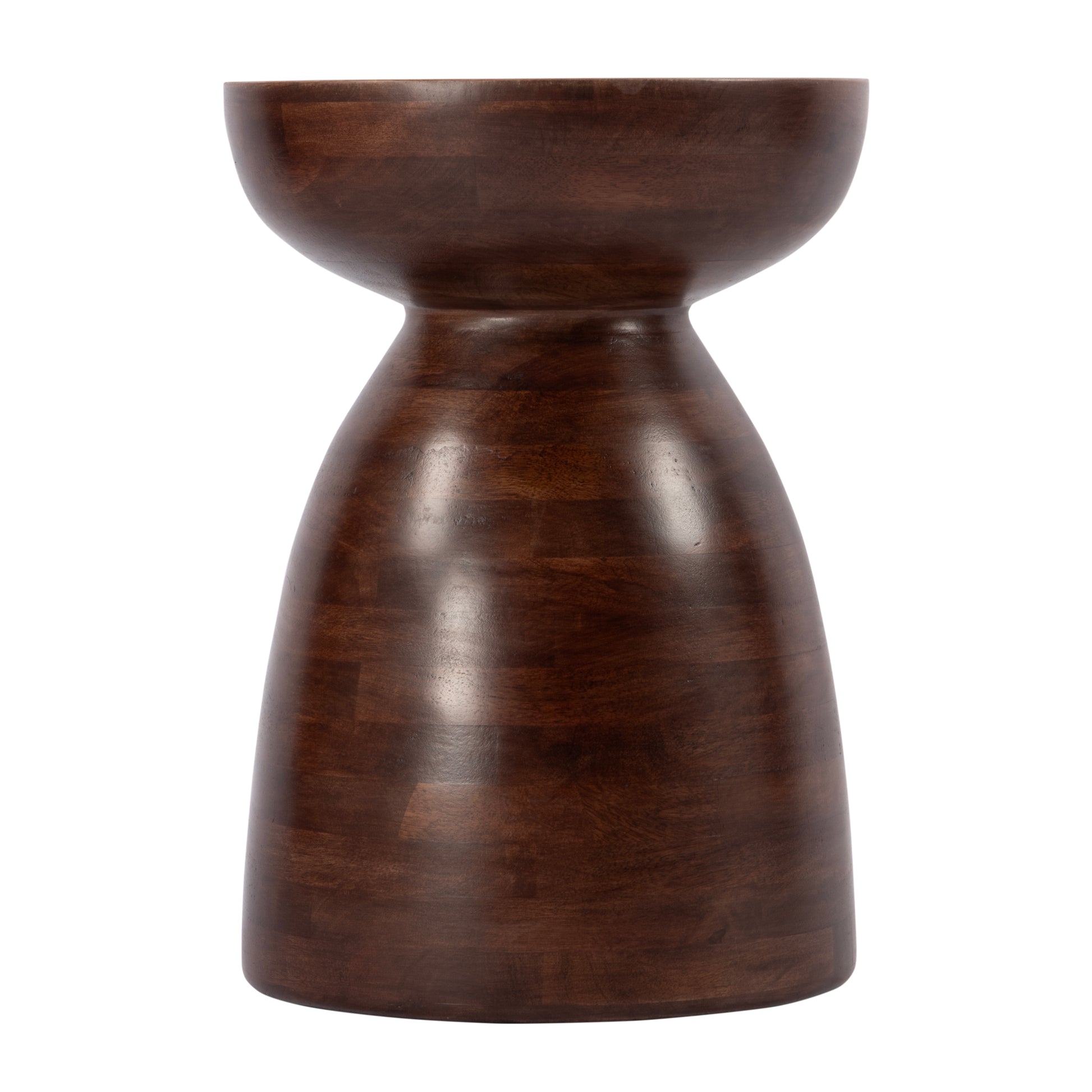Butler Specialty Company Hayes 13 in. W Round Solid Wood Side Table, Brown