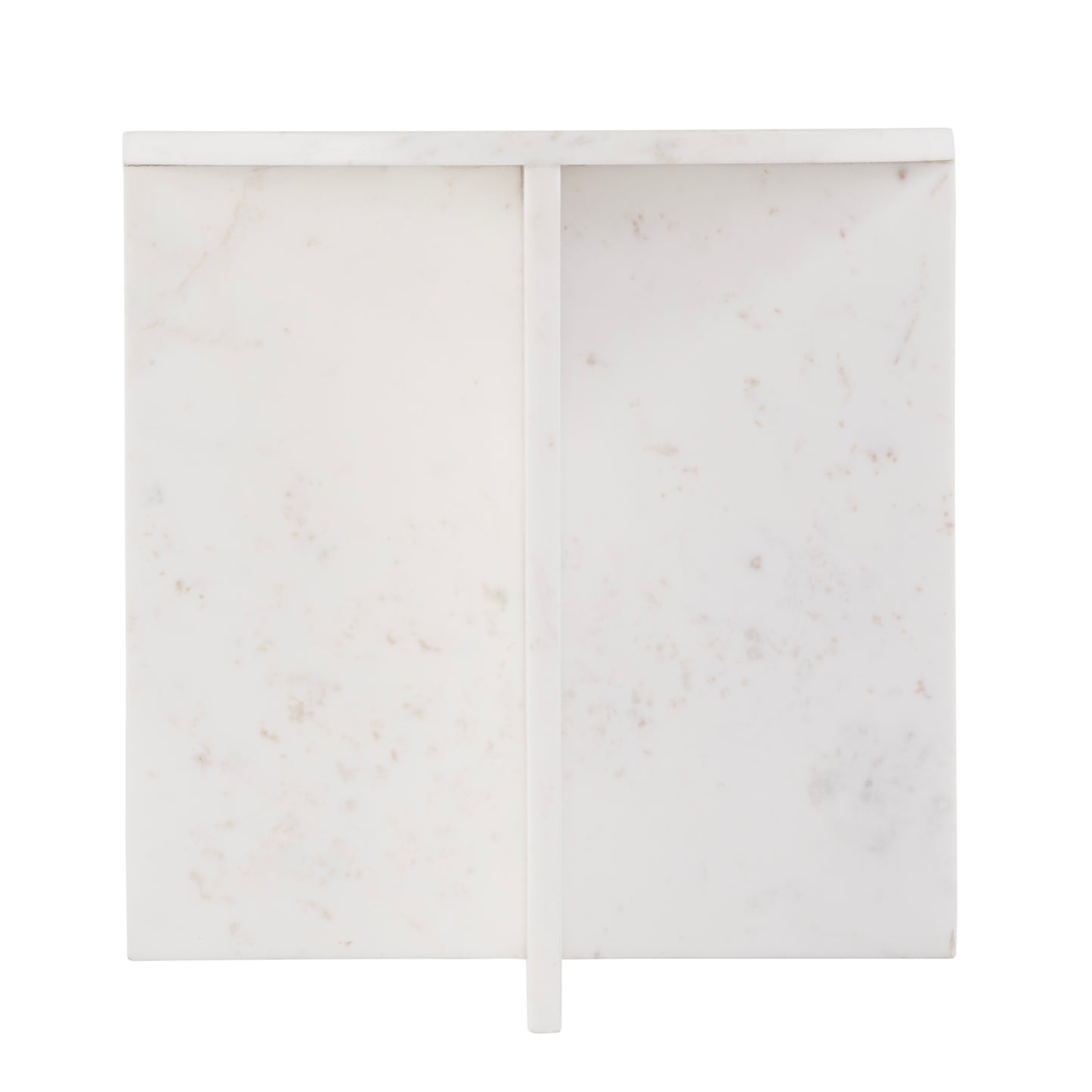 Butler Specialty Company Vienna 19.5 in. W Round 100% Marble Accent Table, White