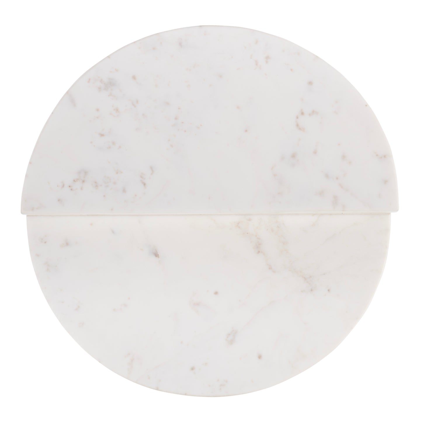 Butler Specialty Company Vienna 19.5 in. W Round 100% Marble Accent Table, White