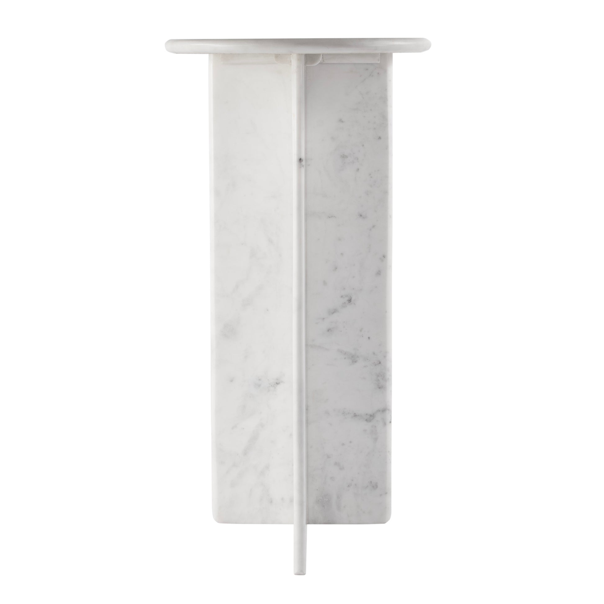 Butler Specialty Company Vienna 54 in. W Rectangular 100% Marble Console/Sofa Table, White