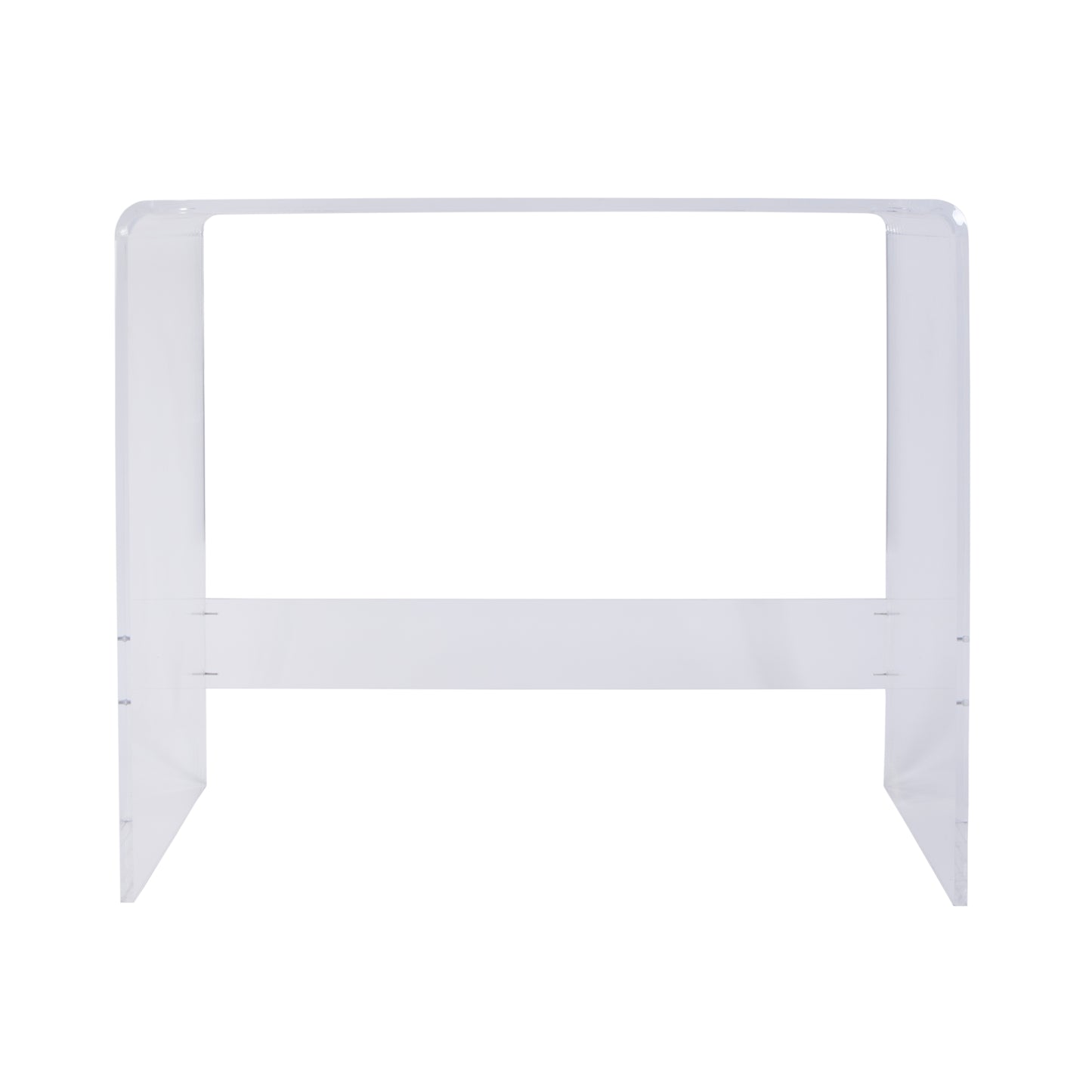 Butler Specialty Company Solara 36 in. W Rectangular Acrylic Desk, Clear