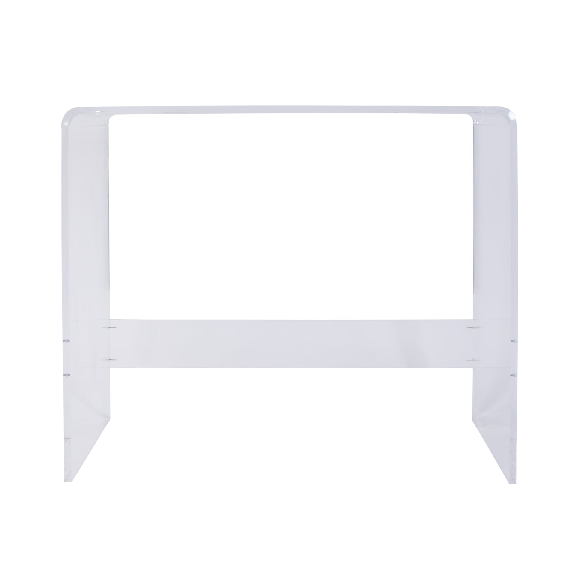 Butler Specialty Company Solara 36 in. W Rectangular Acrylic Desk, Clear