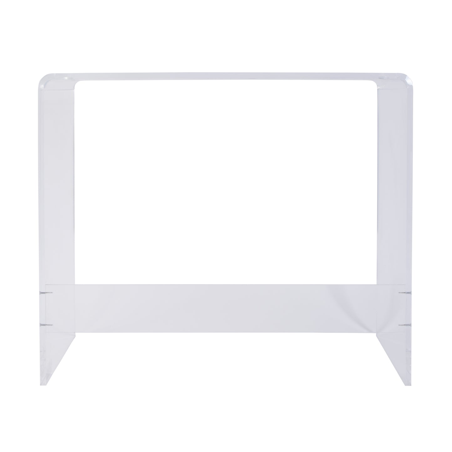 Butler Specialty Company Solara 36 in. W Rectangular Acrylic Desk, Clear