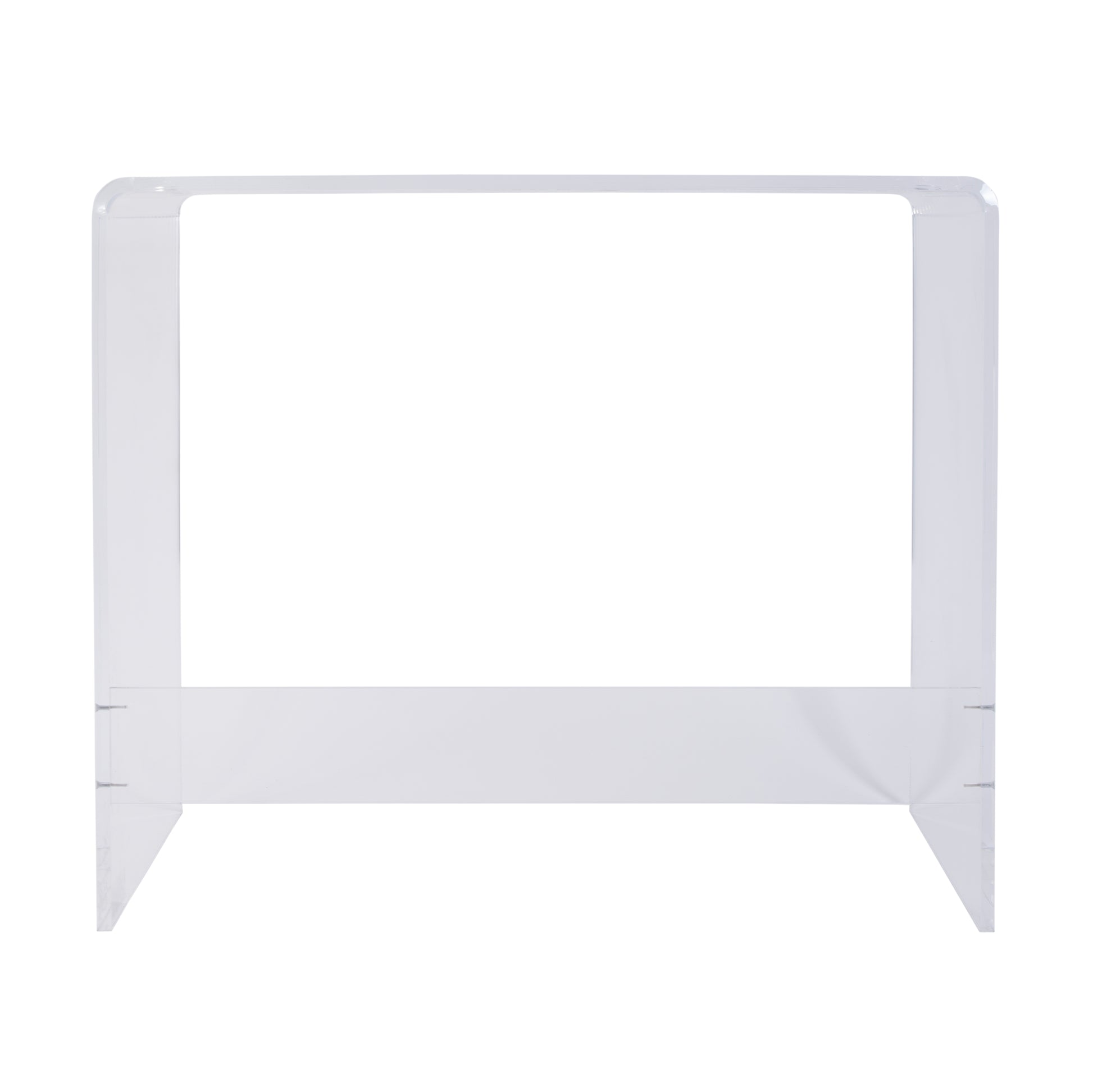 Butler Specialty Company Solara 36 in. W Rectangular Acrylic Desk, Clear