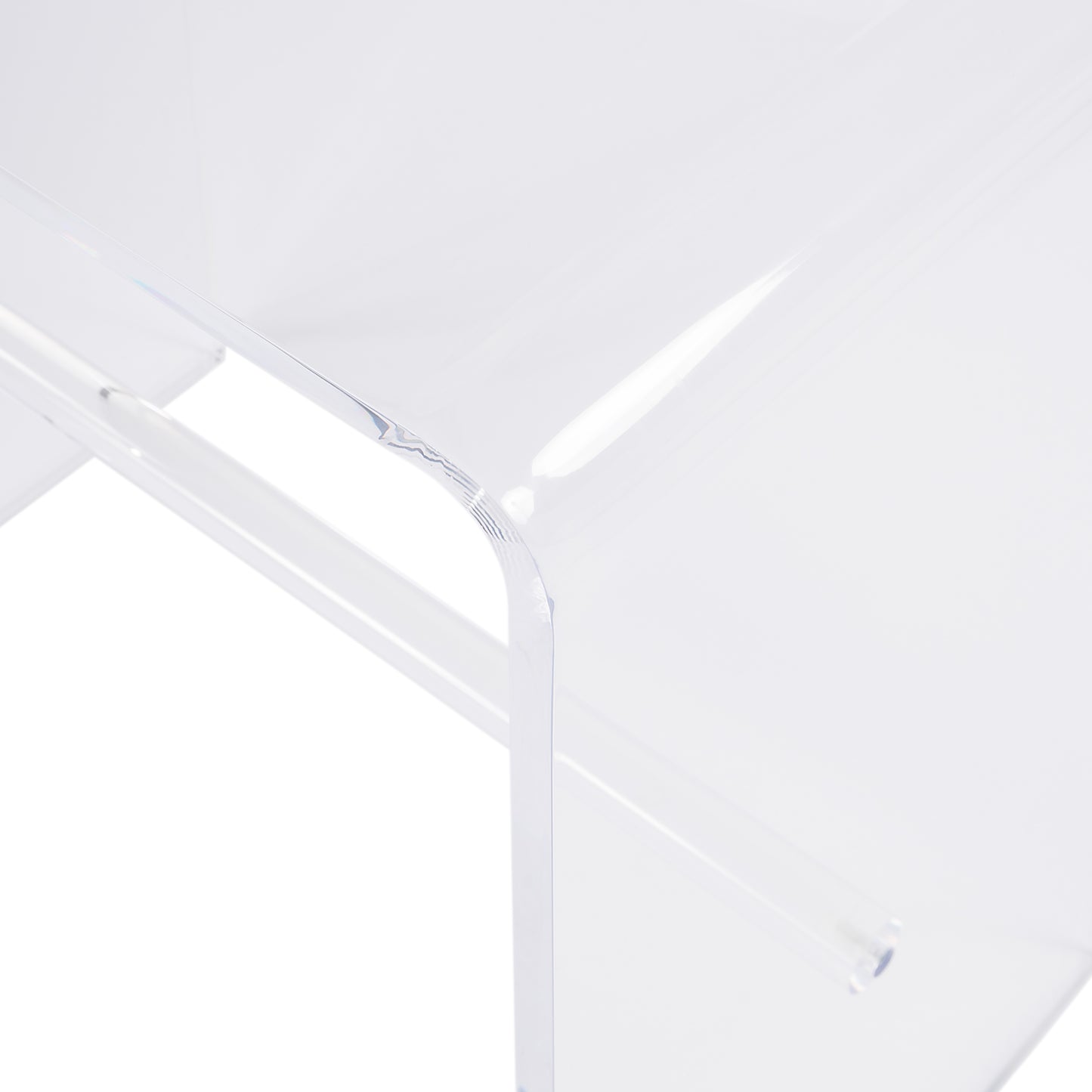 Butler Specialty Company Corsica 20 in. W Rectangular Acrylic Side Table, Clear