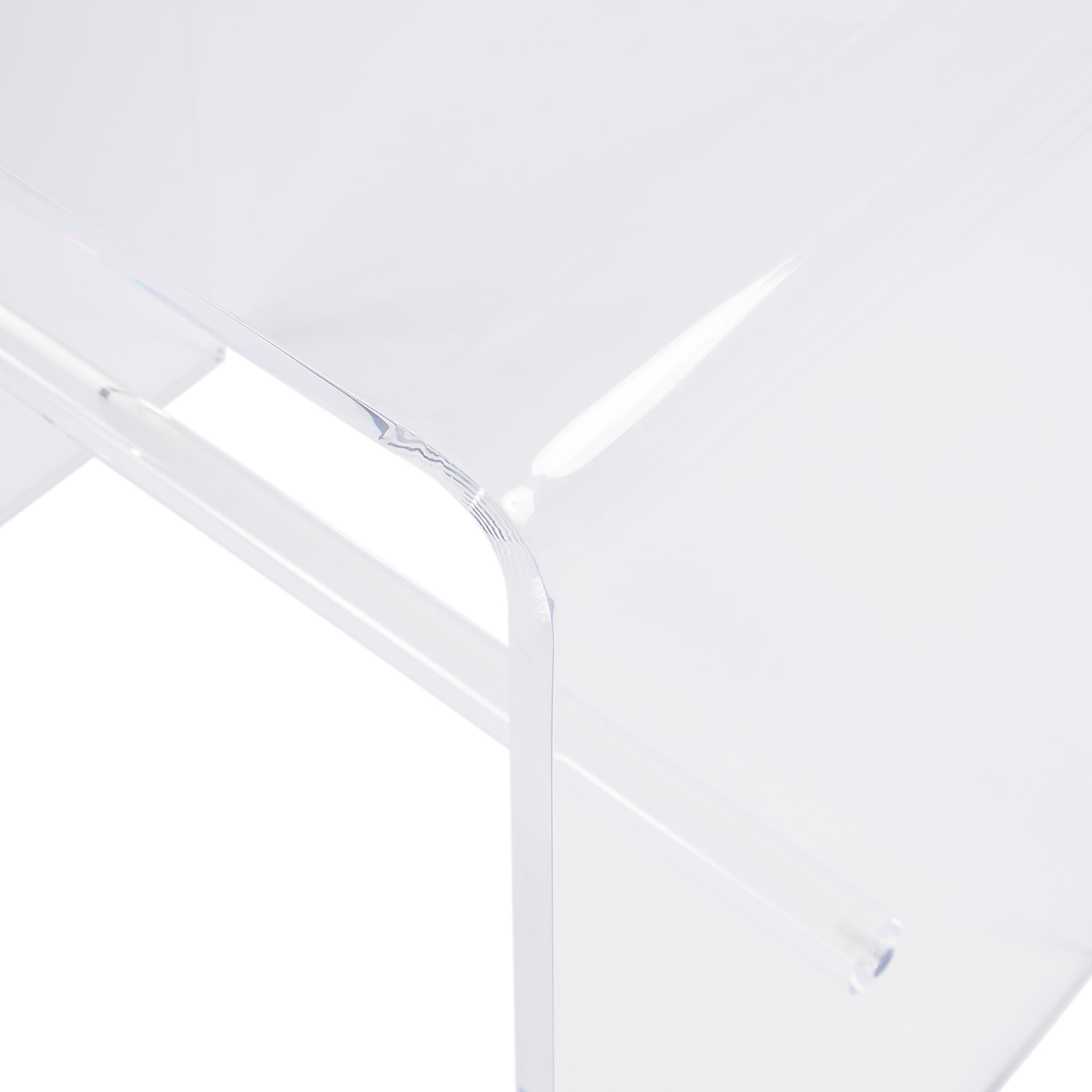 Butler Specialty Company Corsica 20 in. W Rectangular Acrylic Side Table, Clear