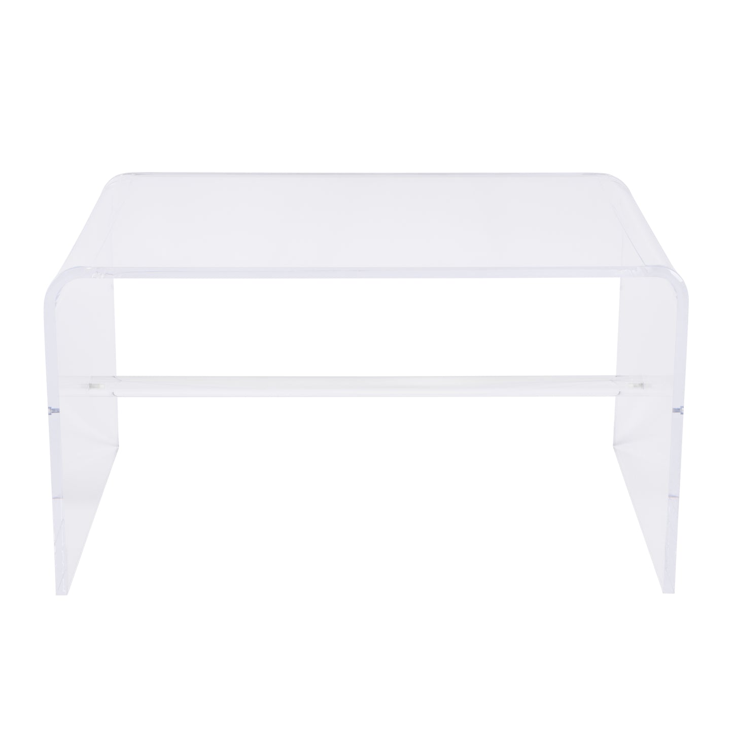 Butler Specialty Company Corsica 32 in. W Rectangular Acrylic Coffee Table, Clear