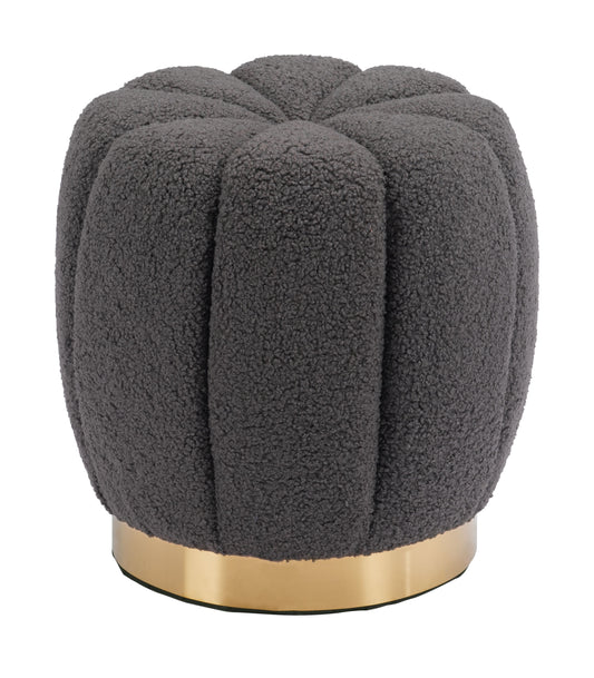 Napa Ottoman Dark Gray