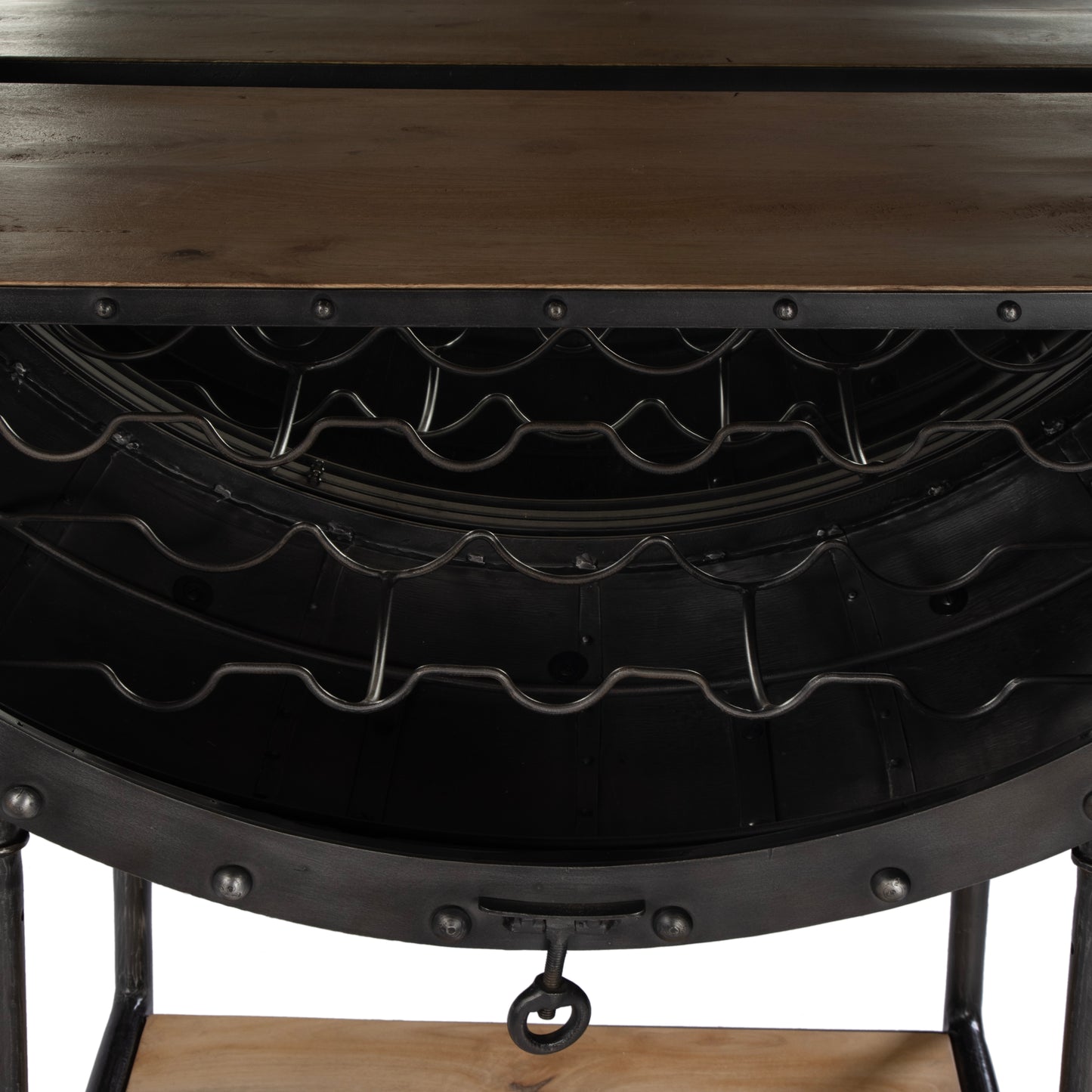 Butler Specialty Company Roanoke 43 in W x 69 in. H Iron Bar Cabinet, Black