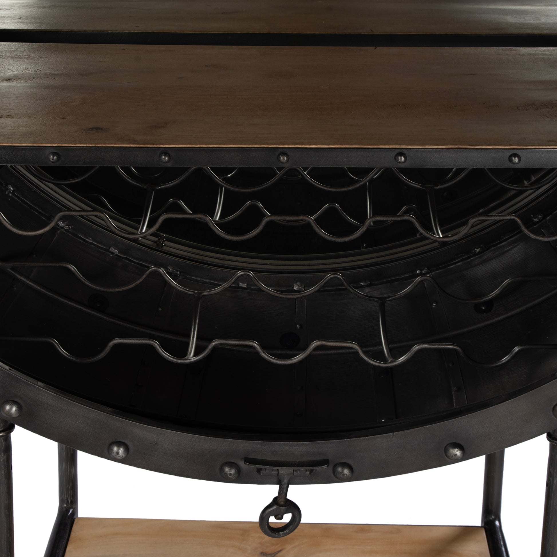 Butler Specialty Company Roanoke 43 in W x 69 in. H Iron Bar Cabinet, Black
