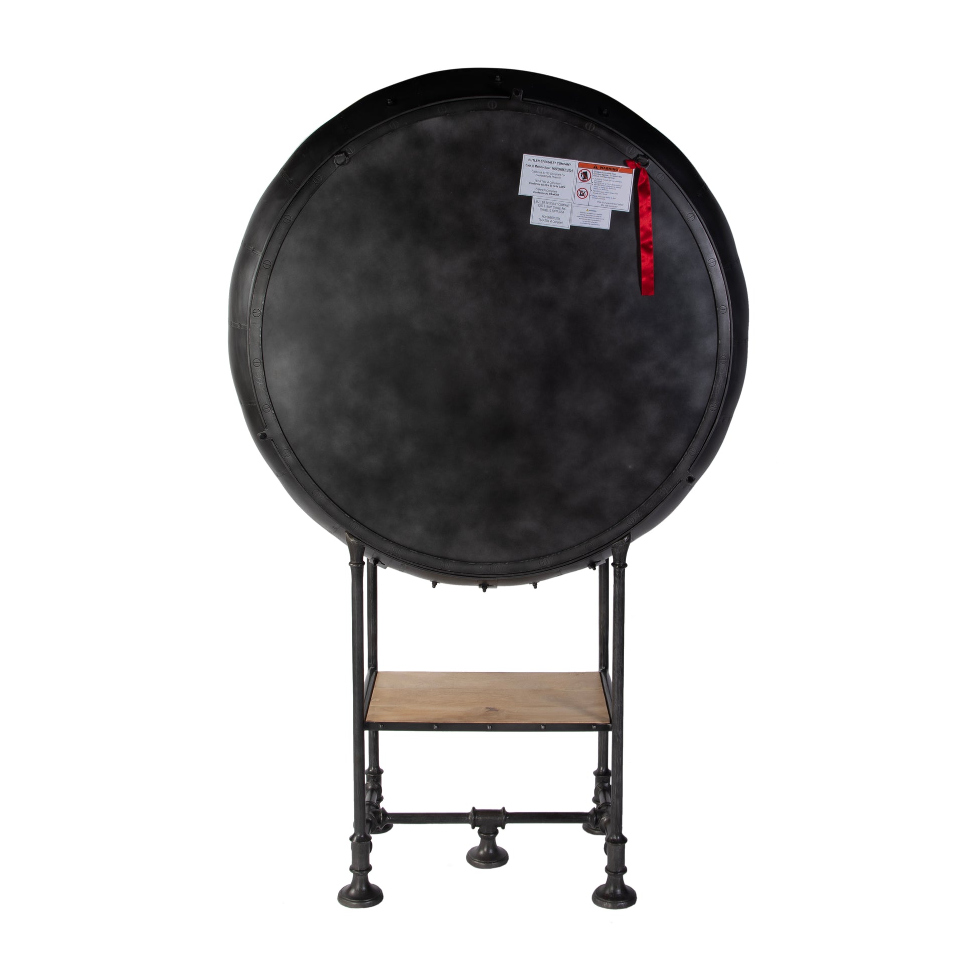 Butler Specialty Company Roanoke 43 in W x 69 in. H Iron Bar Cabinet, Black