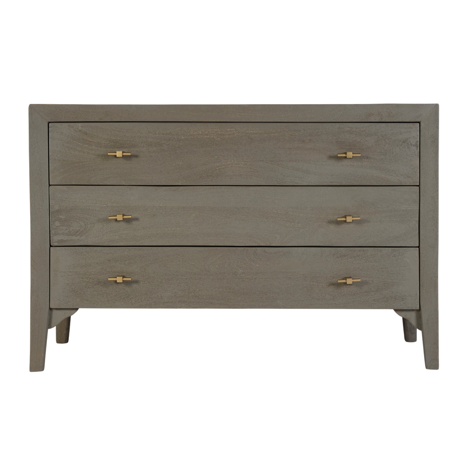 Butler Specialty Company Rockport 46 in. W Rectangular Wood 3 Drawer Dresser, Gray