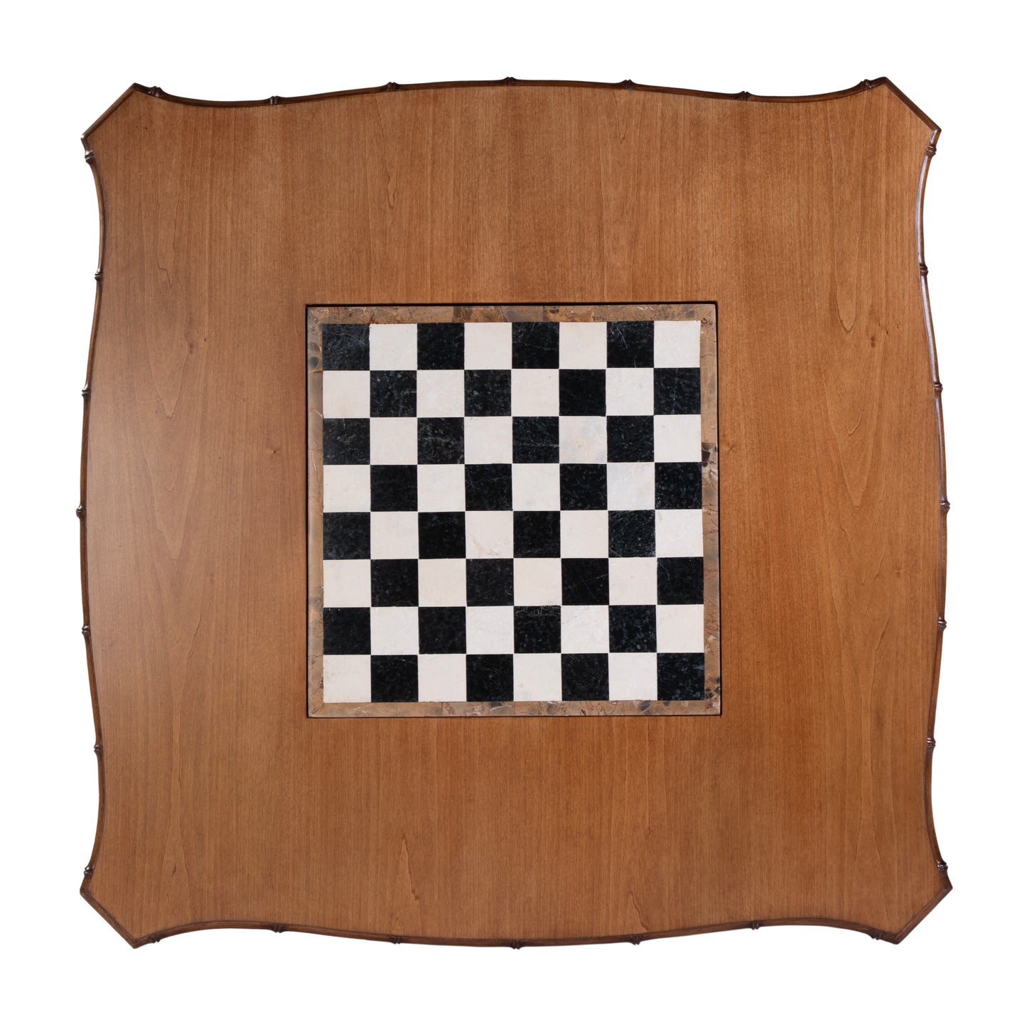 Butler Specialty Company Osman 36 in. W Square Wood Chess-Checker Board Game Table with Storage Drawers, Light Brown