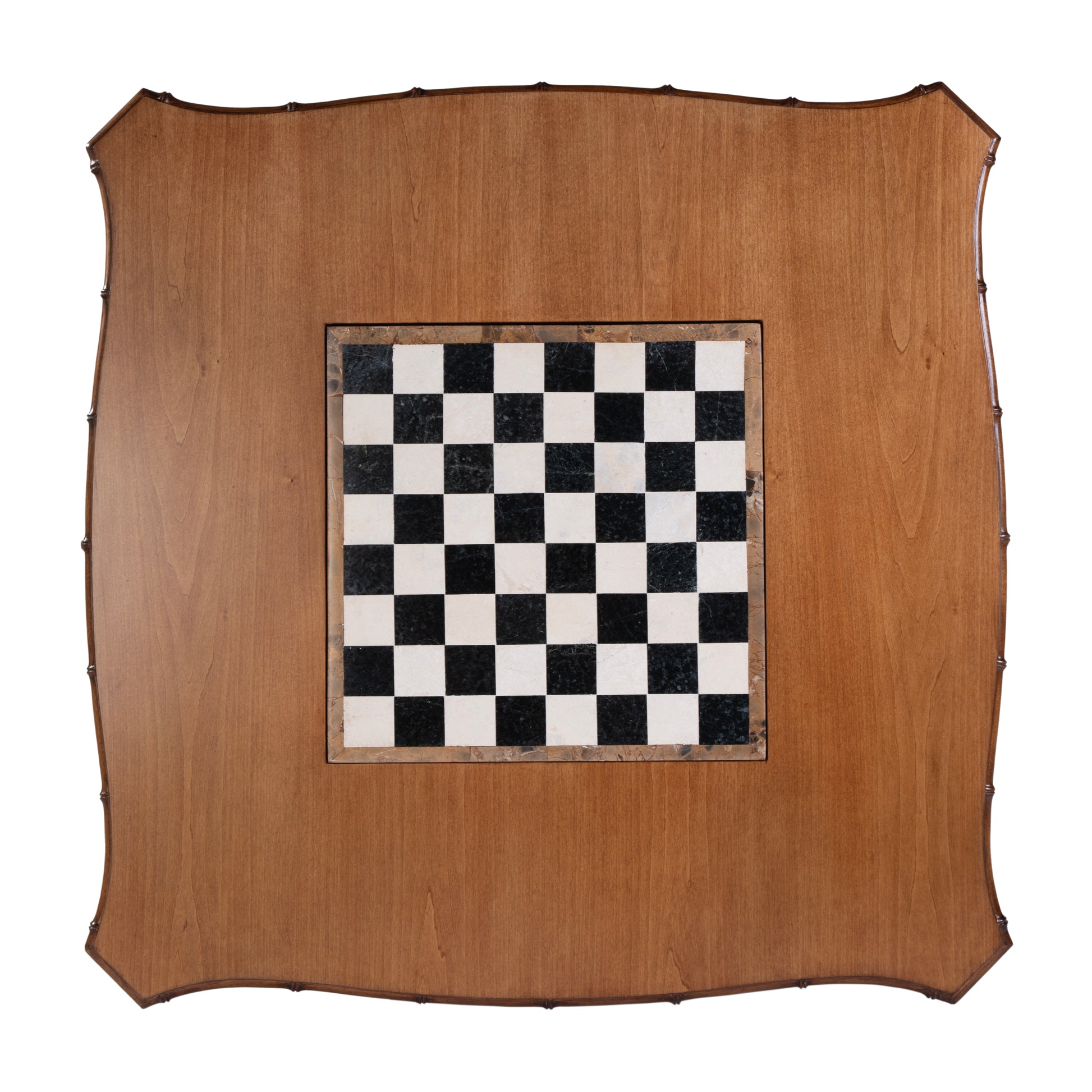 Butler Specialty Company Osman 36 in. W Square Wood Chess-Checker Board Game Table with Storage Drawers, Light Brown