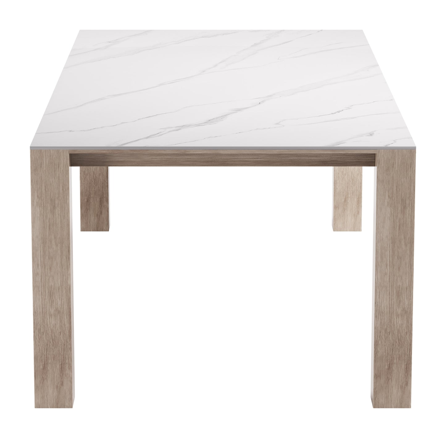Leilani Rectangular Dining Table White - 2