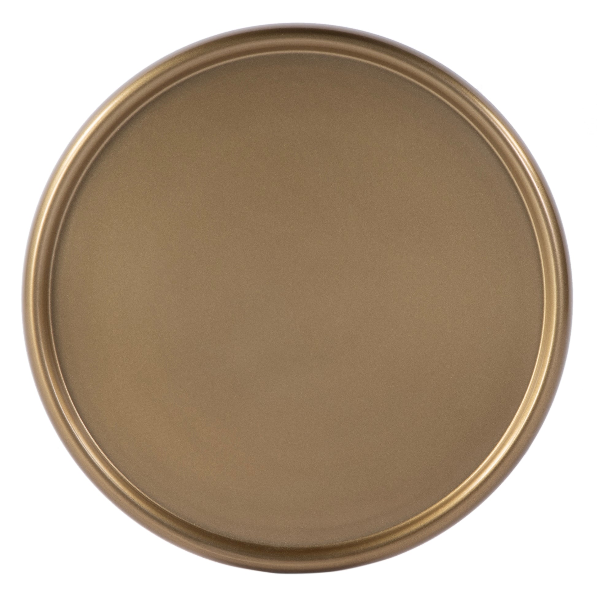 Butler Specialty Company Astoria 10 in. W Round Metal Pedestal Base End Table, Antique Gold