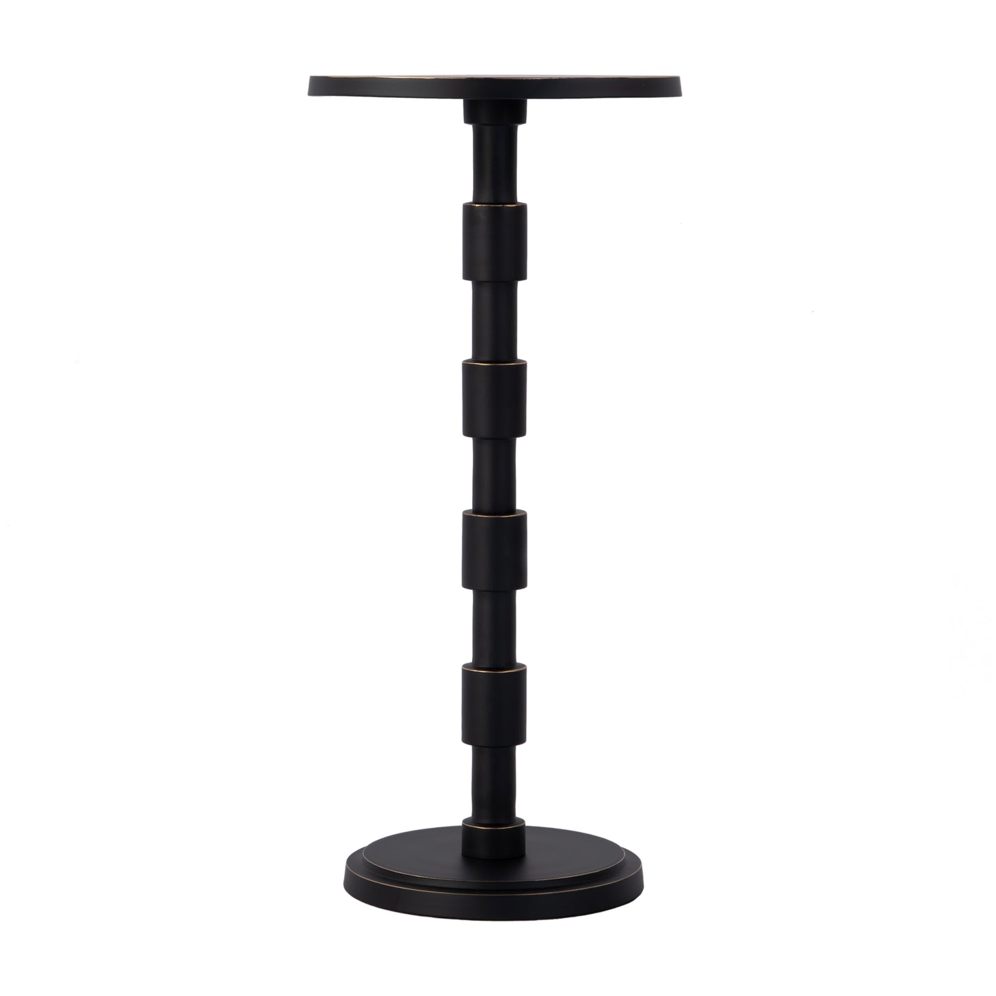 Butler Specialty Company Delano 10 in. W Round All Metal Pedestal Base End Table, Bronze