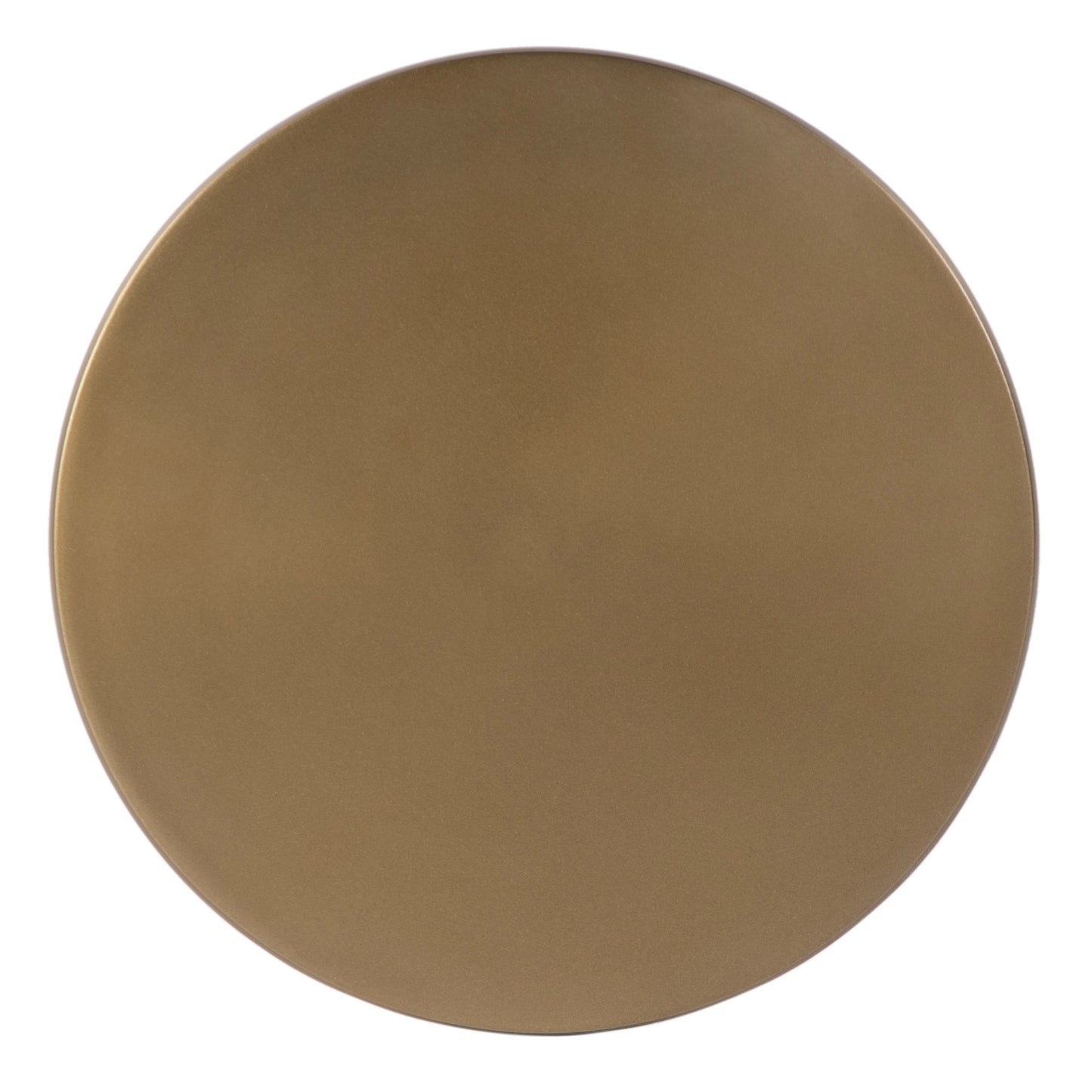 Butler Specialty Company Alisa 10 in. W Round All Metal Pedestal Base End Table, Antique Gold