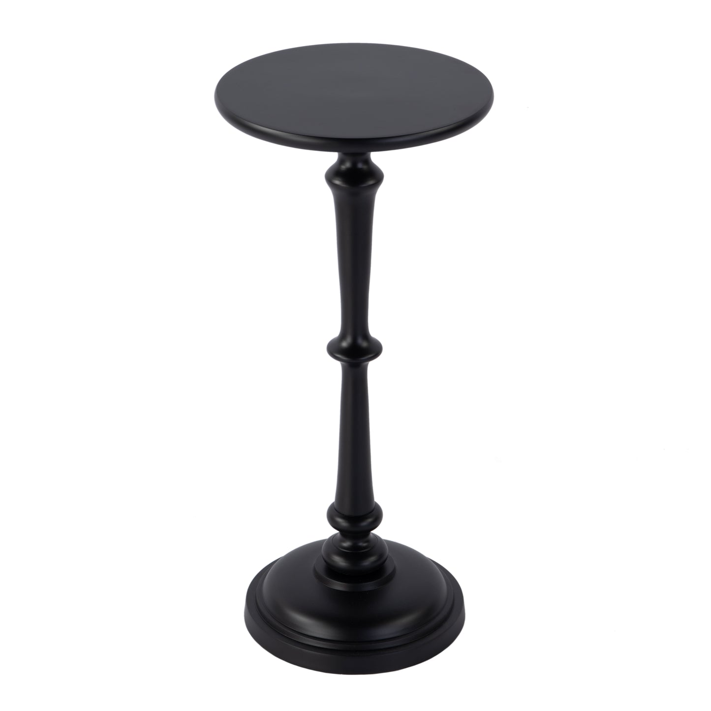 Butler Specialty Company Alisa 10 in. W Round All Metal Pedestal Base End Table, Bronze