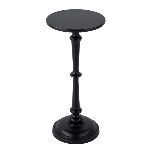 Butler Specialty Company Alisa 10 in. W Round All Metal Pedestal Base End Table, Bronze