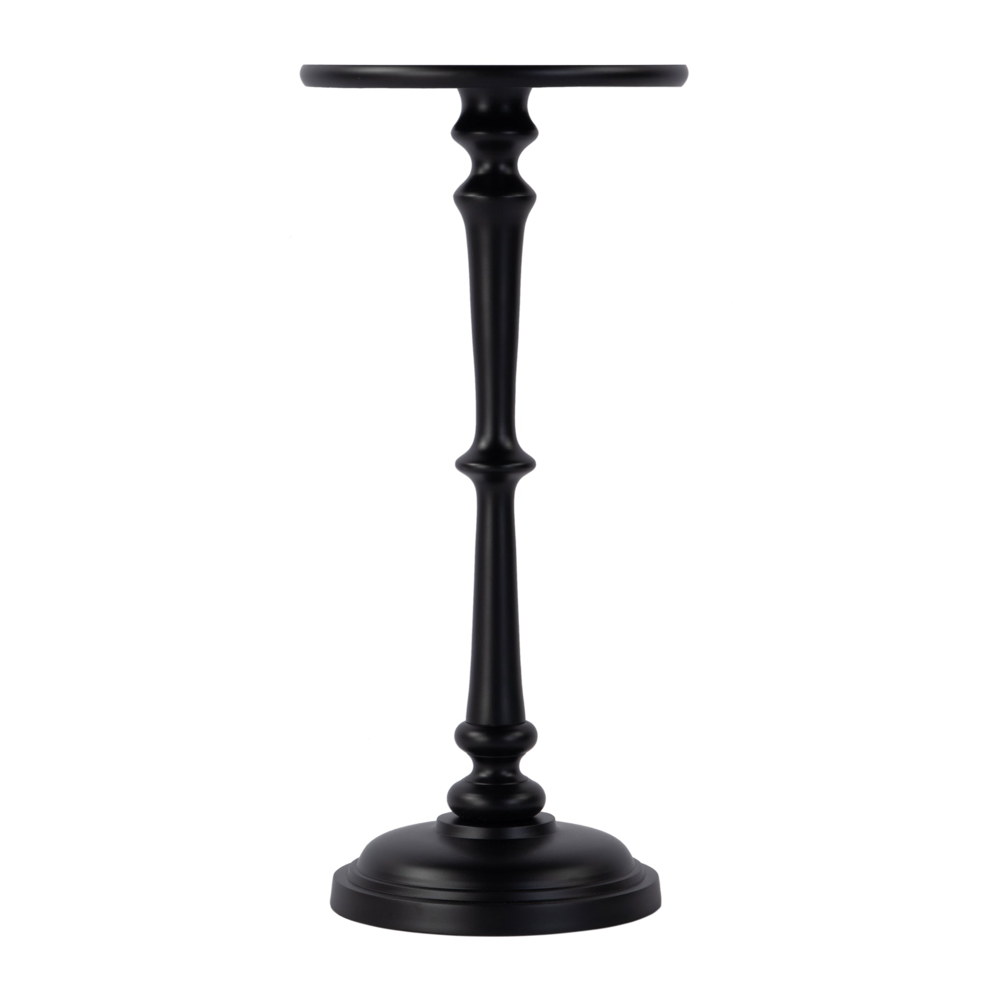 Butler Specialty Company Alisa 10 in. W Round All Metal Pedestal Base End Table, Bronze