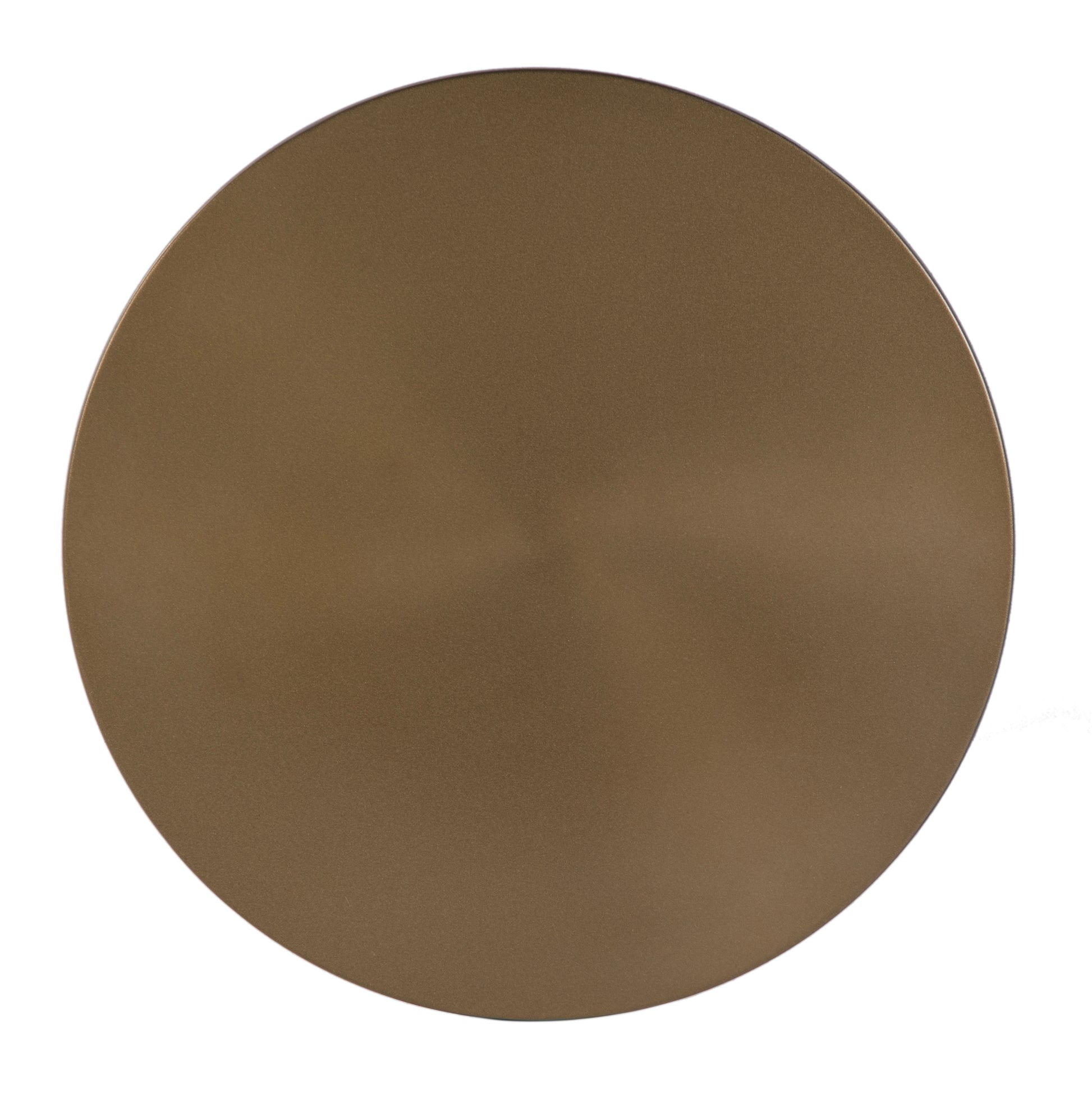 Butler Specialty Company Passeo 10 in. W Round All Metal Pedestal Base End Table, Gold