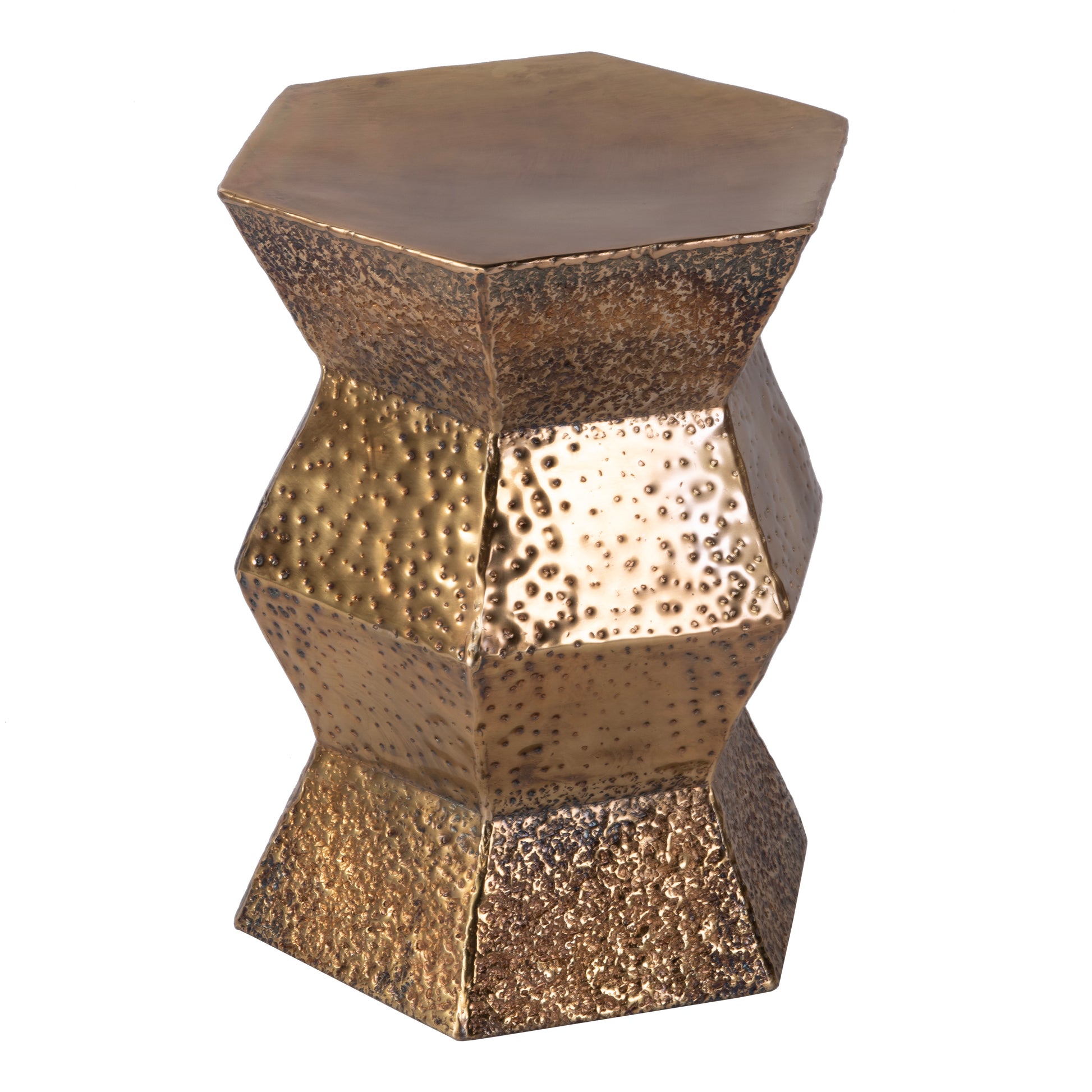 Butler Specialty Company Renzo 16 in. W Stainless Steel Modern End Table, Copper