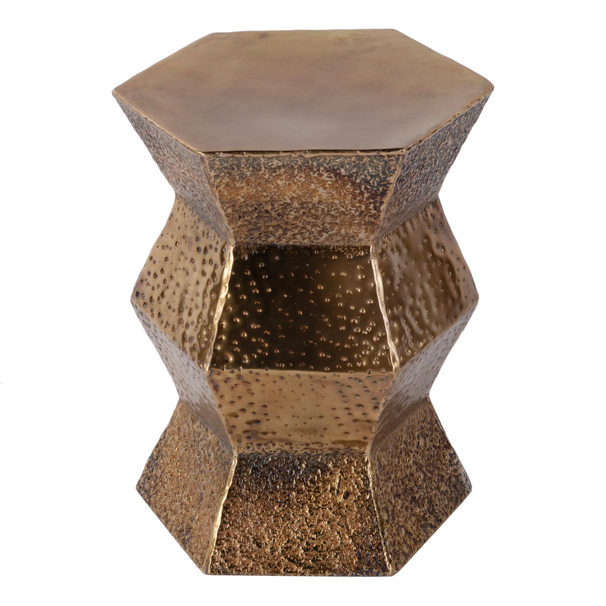 Butler Specialty Company Renzo 16 in. W Stainless Steel Modern End Table, Copper