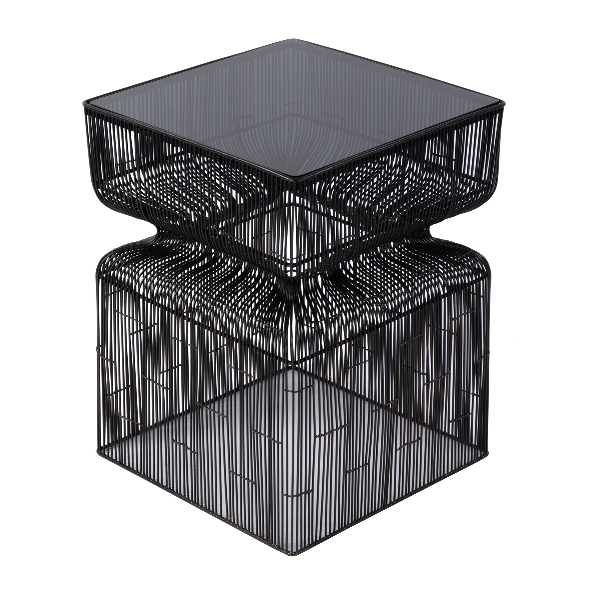 Butler Specialty Company Ivar 14 in. W Square Stainless Steel Modern End Table, Bronze
