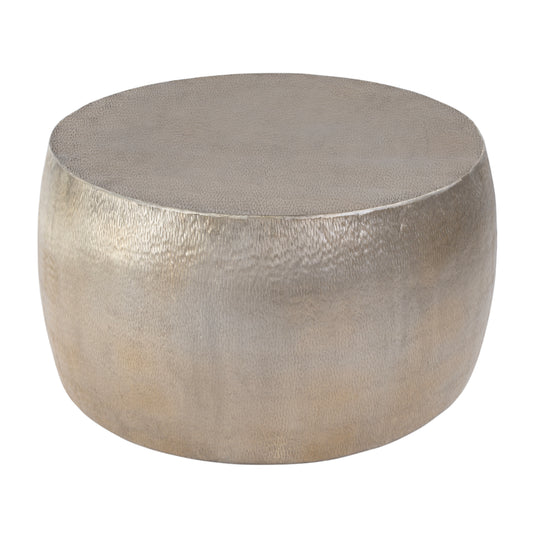 Butler Specialty Company Sahara 31.5 in. W Round Stainless Steel Coffee Table, Antique Gold