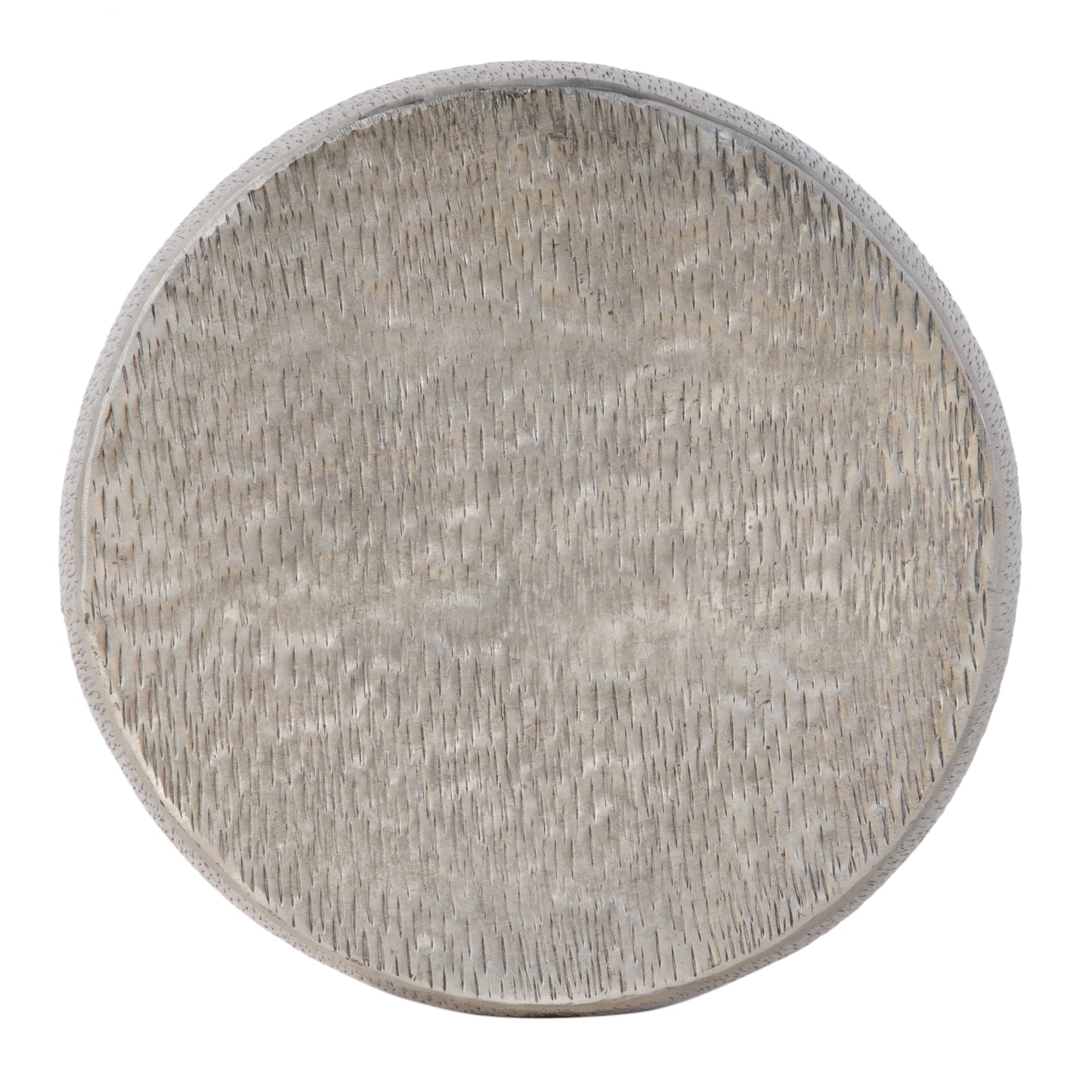 Butler Specialty Company Sahara 12 in. W Round Stainless Steel End Table, Antique Gold