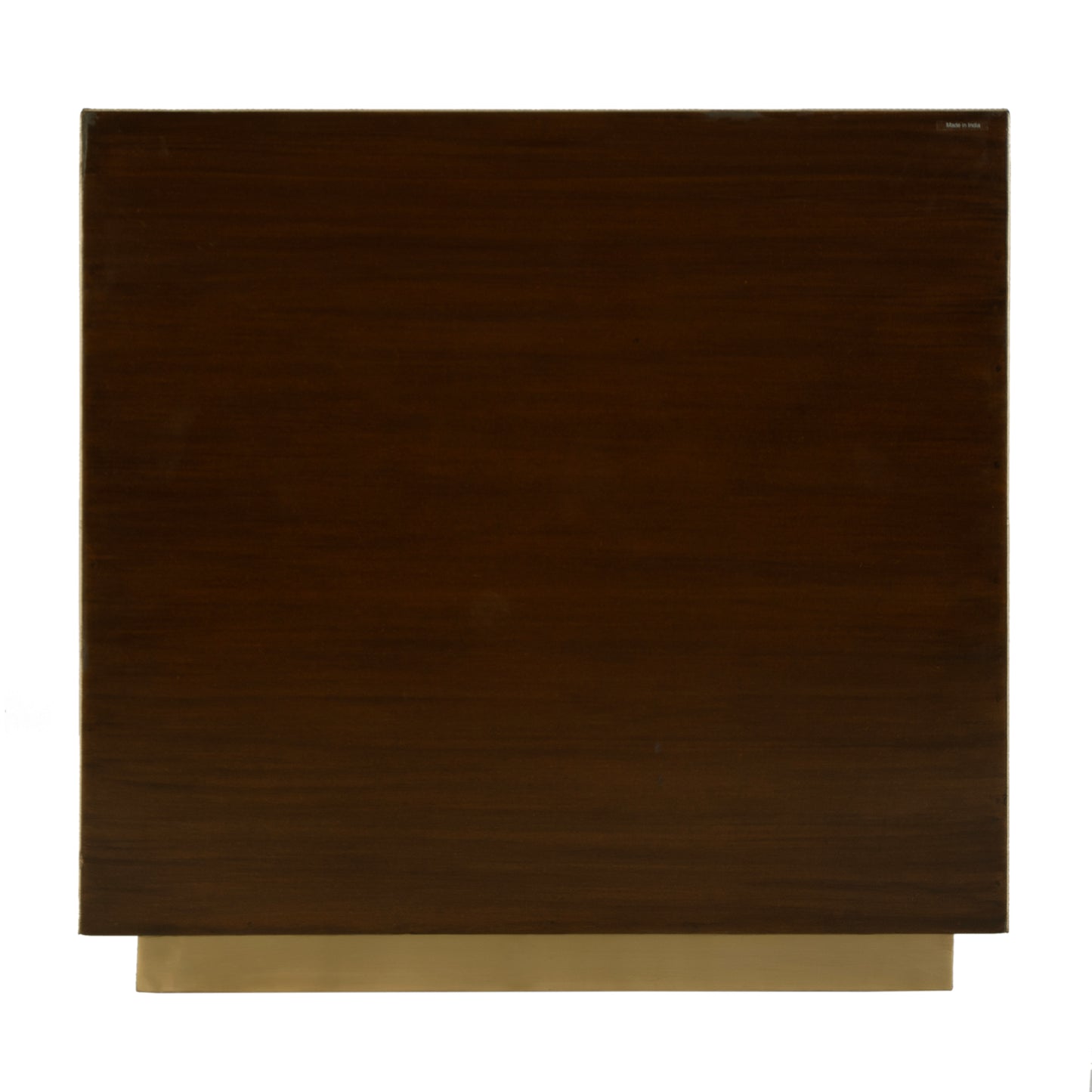 Butler Specialty Company Francois 32 in. W Rectangular Wood and Leather 2 Door Accent Cabinet, Gold
