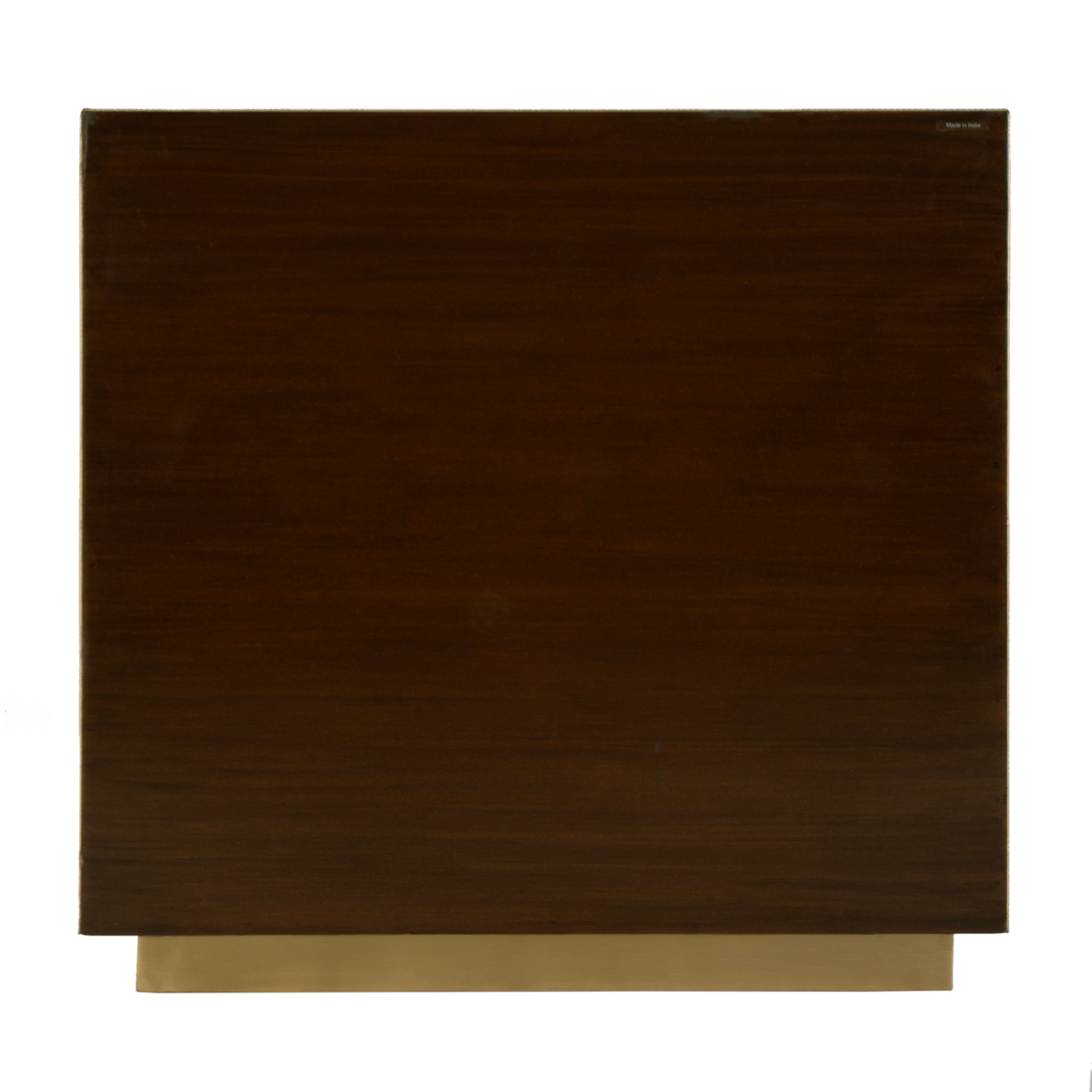 Butler Specialty Company Francois 32 in. W Rectangular Wood and Leather 2 Door Accent Cabinet, Gold
