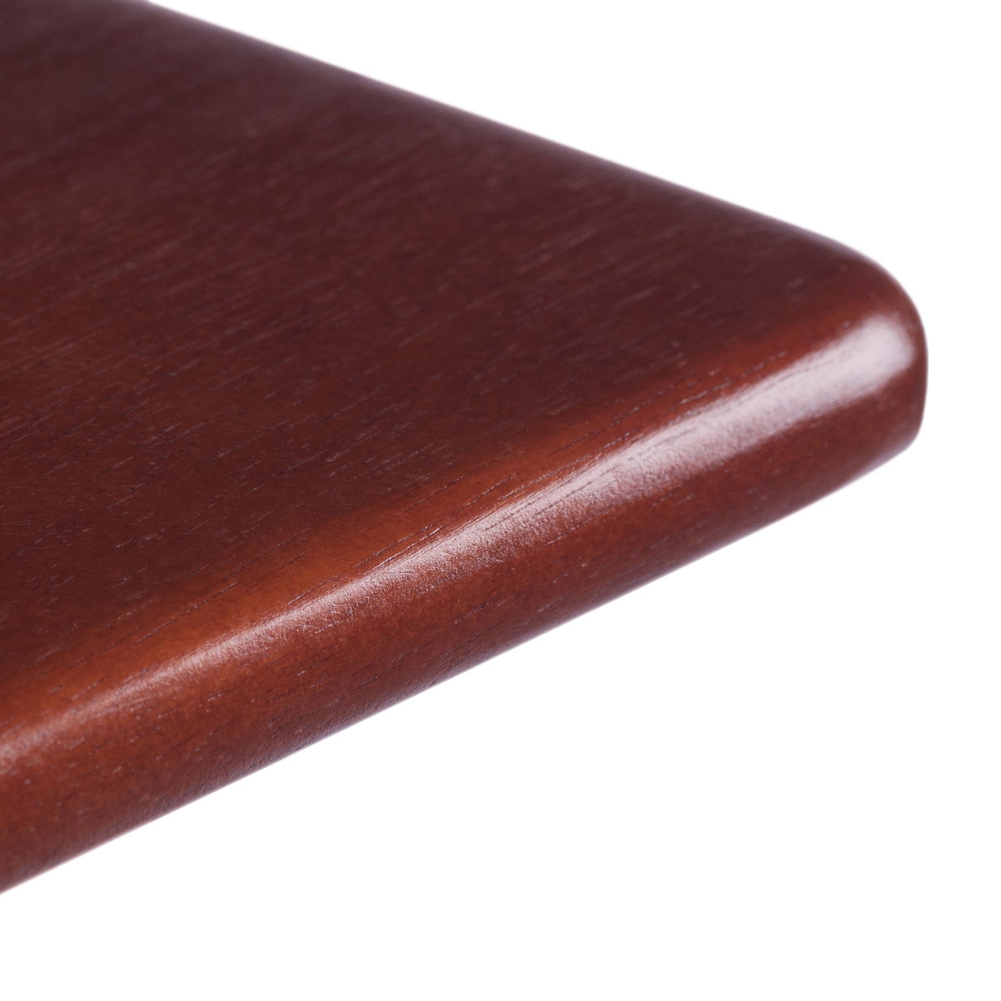 Riley Snack Table Rack, Walnut Finish